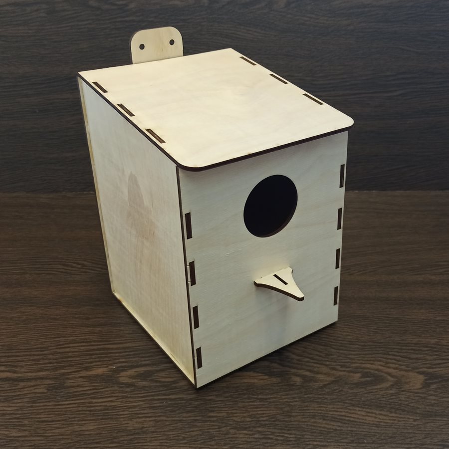 Скворечник из коробки — как сделать из картона своими руками